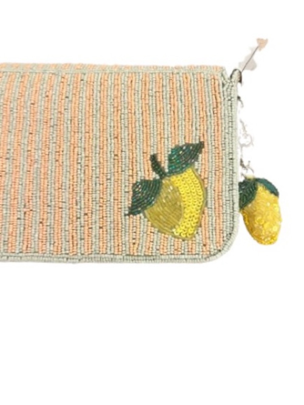 🆕- Lemon Viral Hand-Beaded Shoulder Bag. NWT - Picture 5 of 14